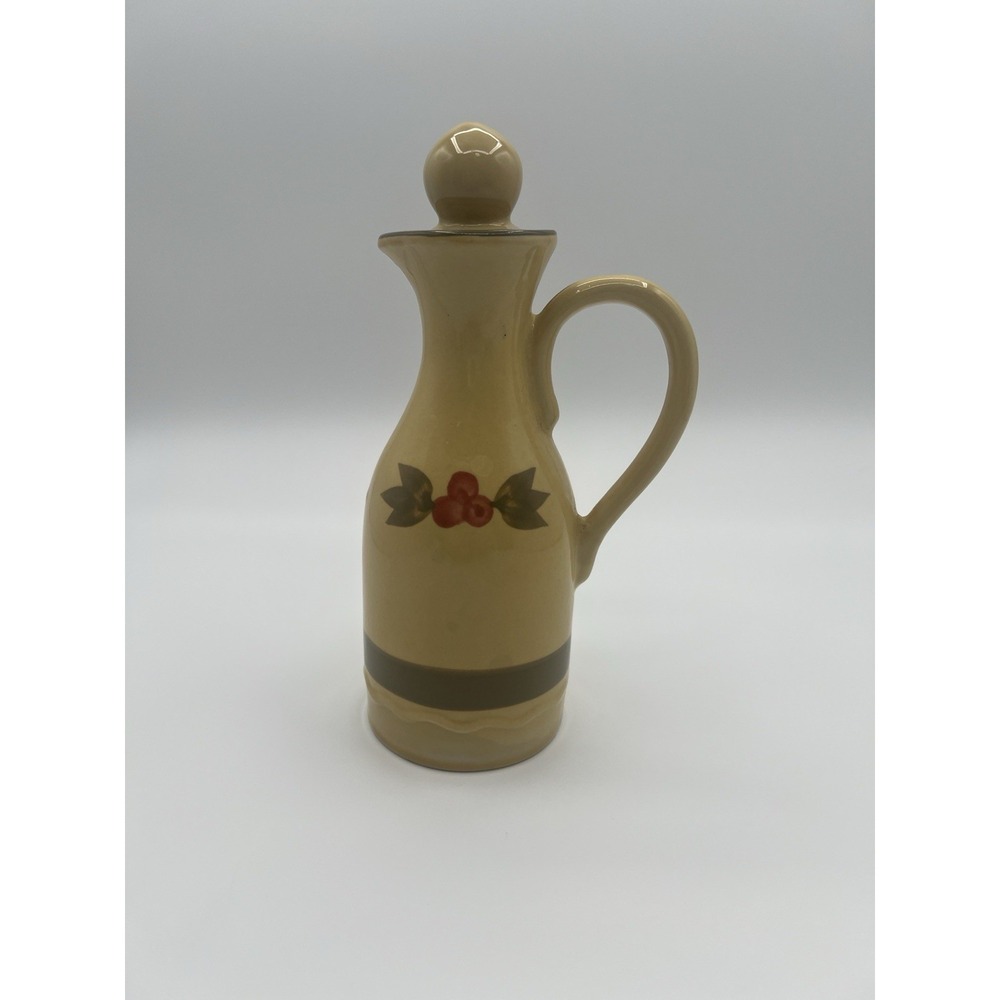 California Pantry OLIVE OIL BOTTLE w/Top Mustard Yellow 2008 MANY USES